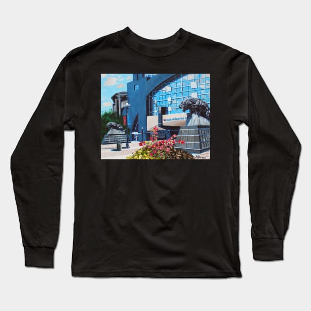 'PANTHERS STADIUM' Long Sleeve T-Shirt by jerrykirk